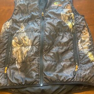 Mossy Oak Camo Vests Reversible Zip Thinsulate Men’s Large